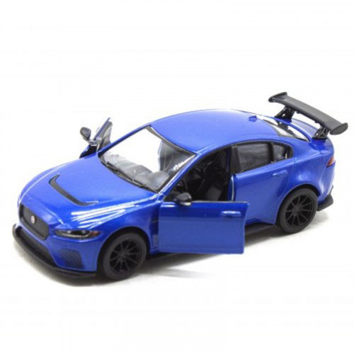 Машинка инерционная 'Jaguar XE SV Project 8' KT5416W масштаб 1:36  Синий