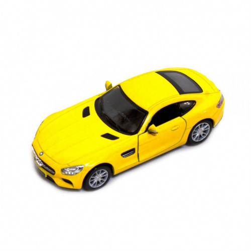 Игрушечная коллекционная модель машинки Mercedes-AMG 5  KT5388W инерционная Желтый