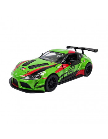 Металева машинка Toyota GR Supra Kinsmart KT5421WF інерційна, 1:36 (Зелений)