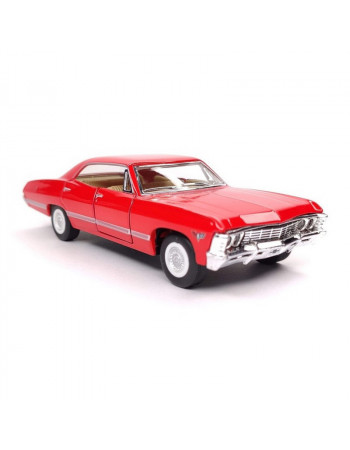 Машинка инерционная '1967 Chevrolet Impala' KT5458W-2 масштаб 1:36 Красный