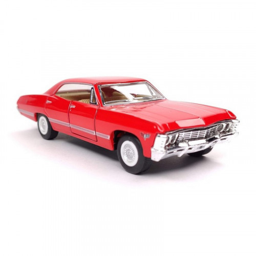 Машинка инерционная '1967 Chevrolet Impala' KT5458W-2 масштаб 1:36 Красный