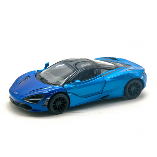 Детская коллекционная машинка McLaren 720S KT5403W инерционная Синий
