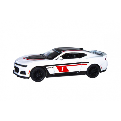 Дитяча модель машинки Chevrolet Camaro ZL1 2017 Kinsmart KT5399FW інерційна, 1:38  (White)