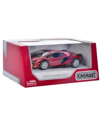 Інерційна машинка Lamborghini Sian FKP 37 Kinsmart KT5431W металева (Червоний)