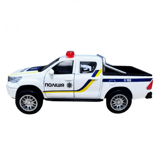 Детская автомодель Toyota Hilux Police TechnoDrive KM250426 масштаб 1:32