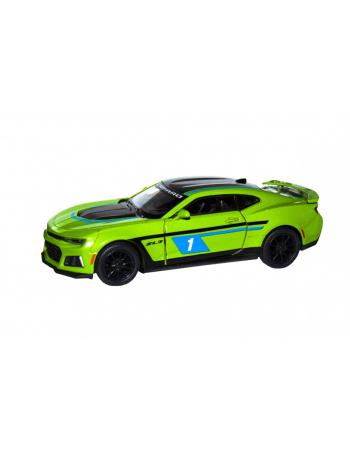 Дитяча модель машинки Chevrolet Camaro ZL1 2017 Kinsmart KT5399FW інерційна, 1:38  (Green)