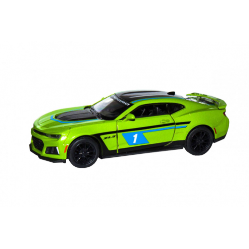 Дитяча модель машинки Chevrolet Camaro ZL1 2017 Kinsmart KT5399FW інерційна, 1:38  (Green)