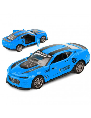 Модель автомобиля 'Chevrolet Camaro' AP74165 масштаб 1:32  Бирюзовый