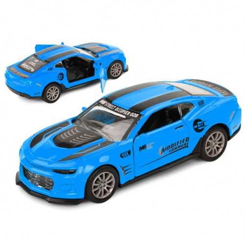 Модель автомобиля 'Chevrolet Camaro' AP74165 масштаб 1:32  Бирюзовый