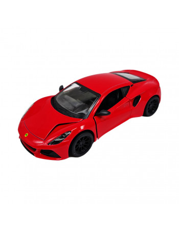 Инерционная машинка Lotus Emira Kinsmart KT5441W металлическая, 13 см Красный
