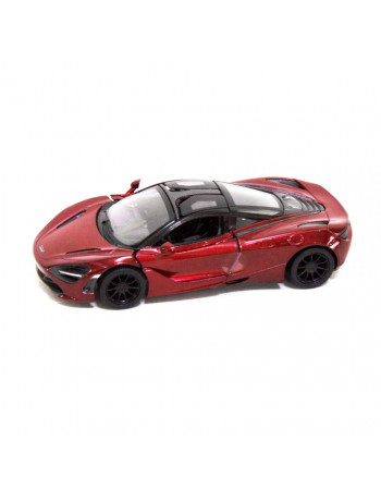Детская коллекционная машинка McLaren 720S KT5403W инерционная Красный