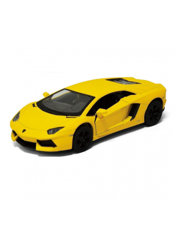 Автомодель легкова LAMBORGHINI AVENTADOR LP 700-4, 5' KT5355W, 1:38  (Жовтий)