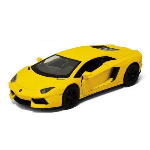 Автомодель легкова LAMBORGHINI AVENTADOR LP 700-4, 5' KT5355W, 1:38  (Жовтий)