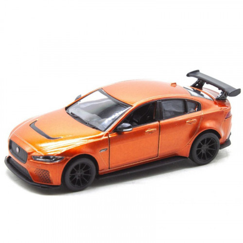 Машинка инерционная 'Jaguar XE SV Project 8' KT5416W масштаб 1:36  Оранжевый
