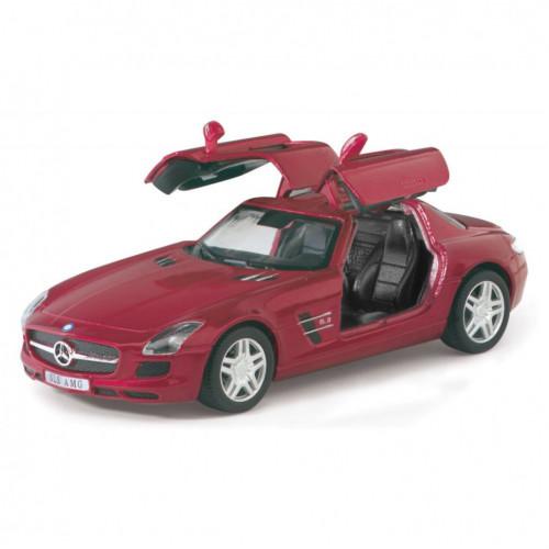 Машинка металева KT5349W Mercedes-Benz SLS AMG  (Червоний)