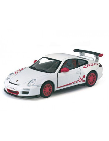 Колекційна іграшкова машинка PORSCHE 911 GTS RS KT5352W інерційна  (Білий)