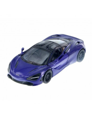 Детская коллекционная машинка McLaren 720S KT5403W инерционная Фиолетовый