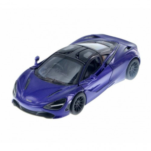 Детская коллекционная машинка McLaren 720S KT5403W инерционная Фиолетовый