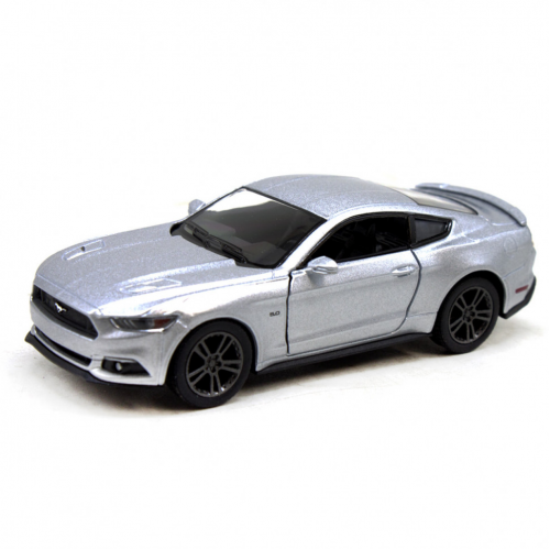 Колекційна іграшкова машинка FORD MUSTANG GT KT5386W інерційна  (Silver)