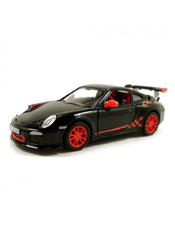Колекційна іграшкова машинка PORSCHE 911 GTS RS KT5352W інерційна  (Чорний)