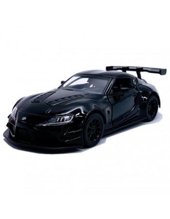 Машинка инерционная 'Toyota GR Supra' KT5421W(Black) масштаб 1:43