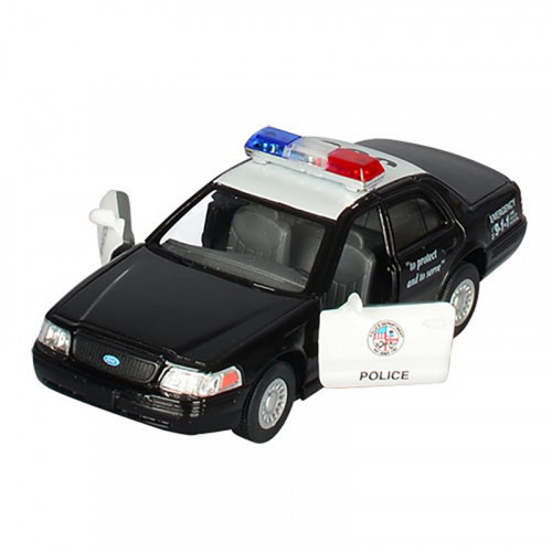 Машинка инерционная 'Ford Crown Victoria Police Interceptor' KT5327W масштаб 1:36