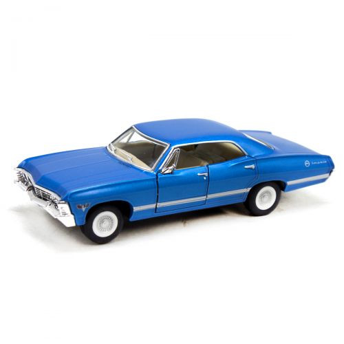 Детская коллекционная машинка Chevrolet Impala KT5418W инерционная Синий