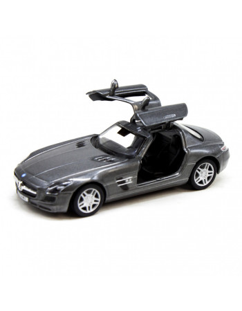Машинка металева KT5349W Mercedes-Benz SLS AMG  (Чорний)