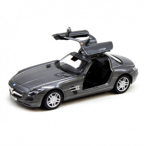Машинка металева KT5349W Mercedes-Benz SLS AMG  (Чорний)