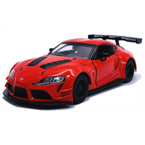 Машинка инерционная 'Toyota GR Supra' KT5421W(Red) масштаб 1:43