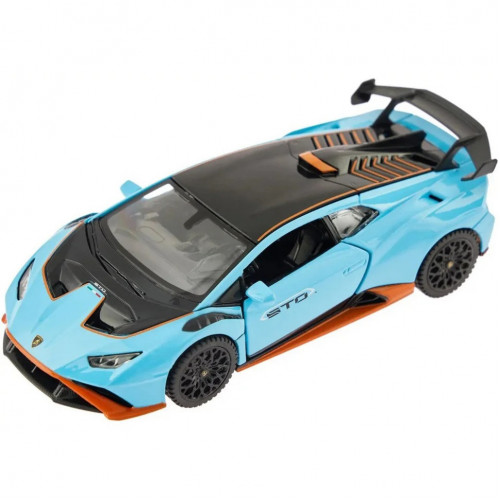 Детская автомодель 'Lamborghini Huracan STO' Rastar 64300 голубой, масштаб 1:32