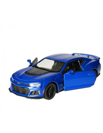 Колекційна іграшкова машинка CHEVROLET CAMARO ZL1 5' KT5399W інерційна  (Синій)