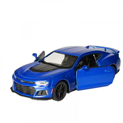 Колекційна іграшкова машинка CHEVROLET CAMARO ZL1 5' KT5399W інерційна  (Синій)