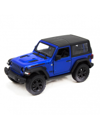 Детская модель машинки Jeep Wrangler Hard Top Kinsmart KT5412WB инерционная, 1:34 Blue