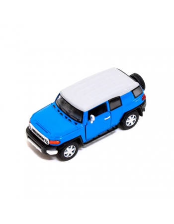 Детская железная машинка TOYOTA FJ CRUISER КТ5343, инерционная Синий