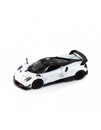 Коллекционная игрушечная машинка Pagani Huayra BC KT5400W инерционная Белый