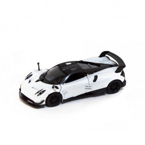 Коллекционная игрушечная машинка Pagani Huayra BC KT5400W инерционная Белый