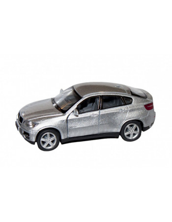 Колекційна іграшкова машинка BMW X6 KT5336W інерційна  (Сріблястий)