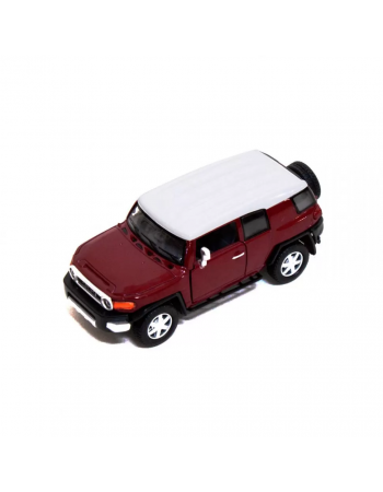 Дитяча залізна машинка TOYOTA FJ CRUISER КТ5343, інерційна  (Червоний)