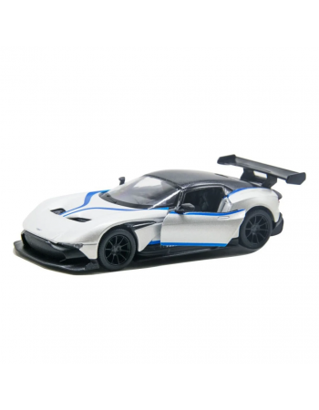 Колекційна іграшкова машинка Aston Martin Vulcan KT5407FW інерційна  (Білий)
