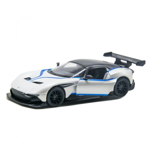 Колекційна іграшкова машинка Aston Martin Vulcan KT5407FW інерційна  (Білий)
