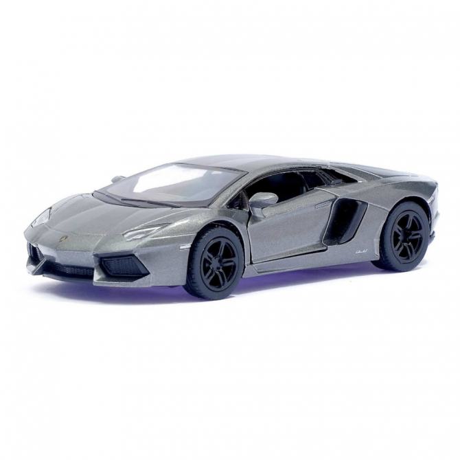 Автомодель легкова LAMBORGHINI AVENTADOR LP 700-4, 5' KT5355W, 1:38  (Сірий)