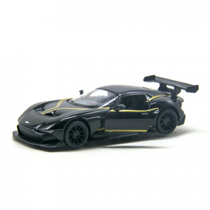 Колекційна іграшкова машинка Aston Martin Vulcan KT5407FW інерційна  (Чорний)