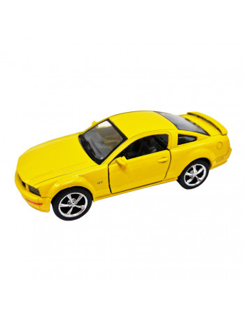 Інерційна машинка FORD MUSTANG GT 2006 Kinsmart КТ5091, 1:42 (Жовтий)