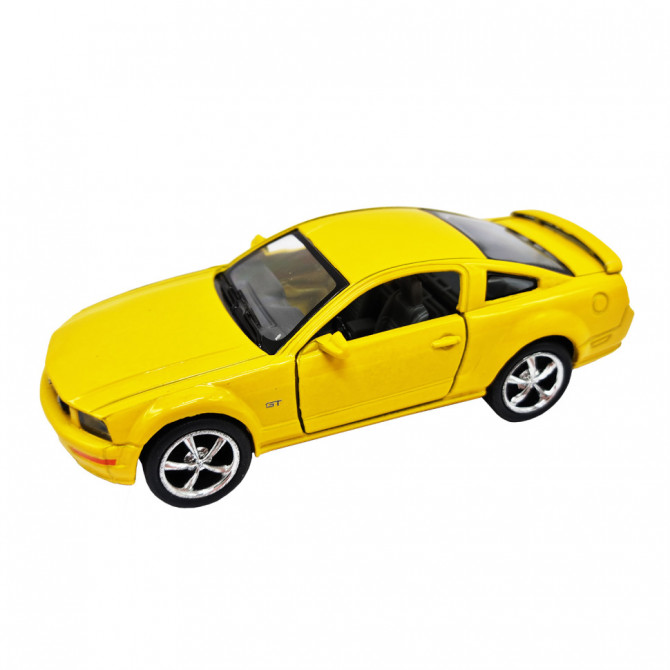 Інерційна машинка FORD MUSTANG GT 2006 Kinsmart КТ5091, 1:42 (Жовтий)