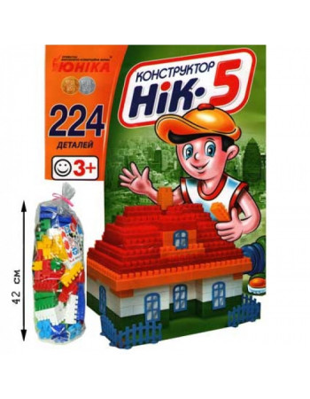 Дитячий конструктор НІК-5 70927, 224 великі деталі