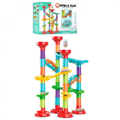 Игра лабиринт Marble Run  8803, 50 деталей