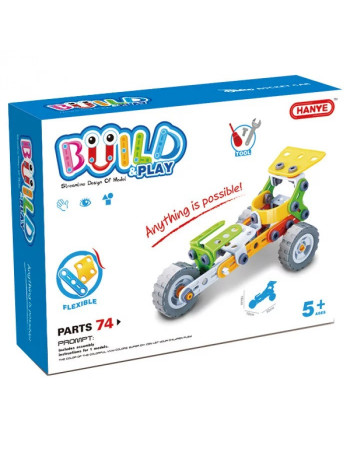 Конструктор BuildPlay 'Болід Ф1' HANYE J-7705, 74 елементи