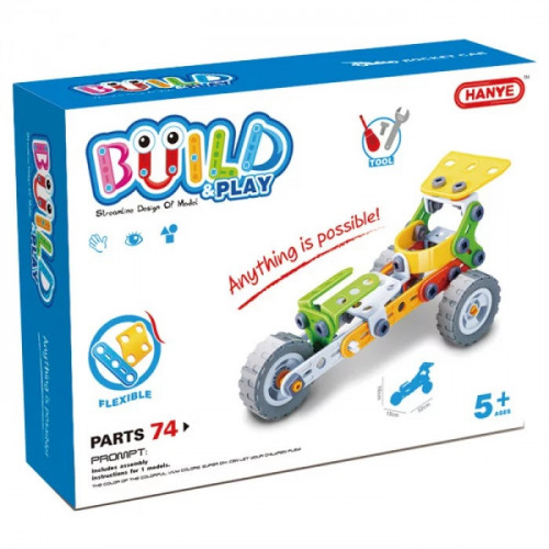 Конструктор BuildPlay 'Болід Ф1' HANYE J-7705, 74 елементи