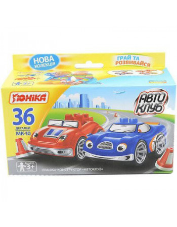 Детская игрушка конструктор “Автоклуб” МК-10 71184, 36 деталей